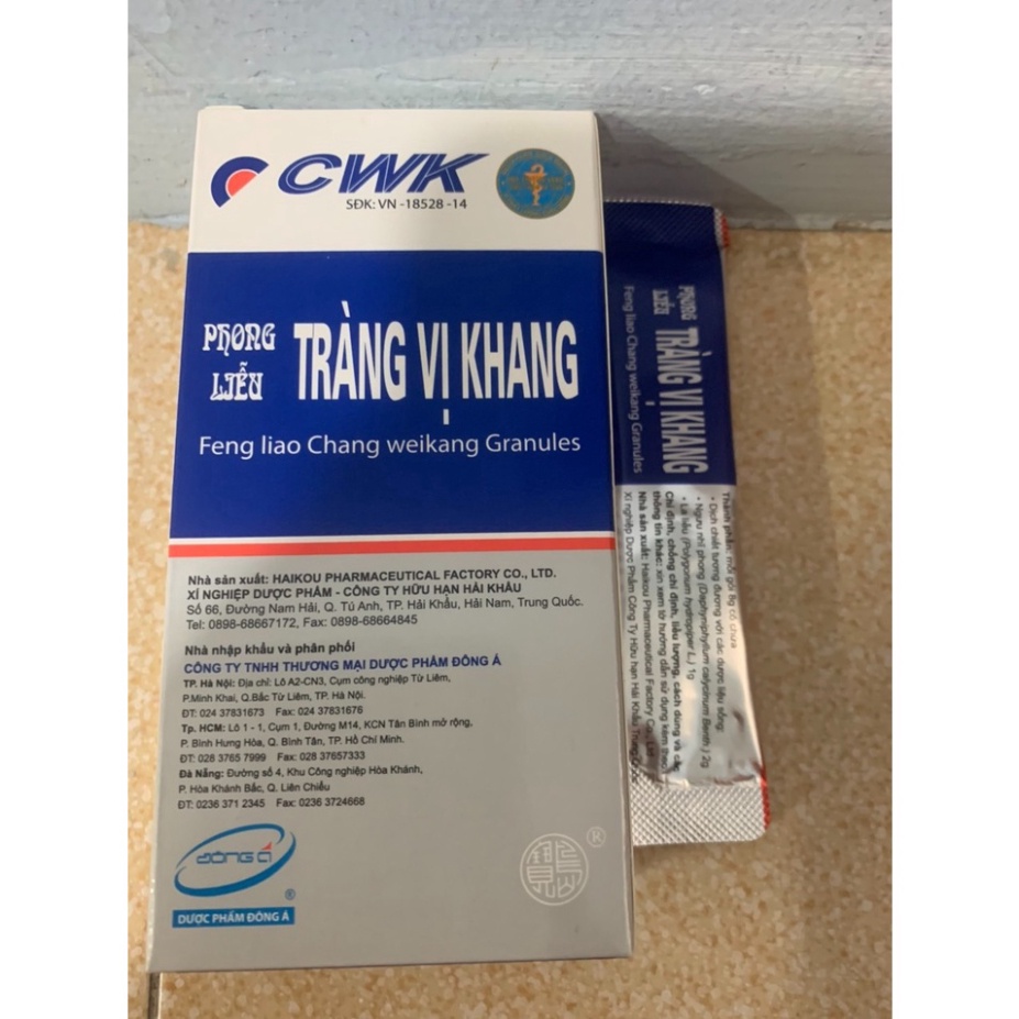 Phong Liễu Tràng Vị Khang Kháng khuẩn chống viêm, chống co thắt điều hòa chức năng sinh lý dạ dày