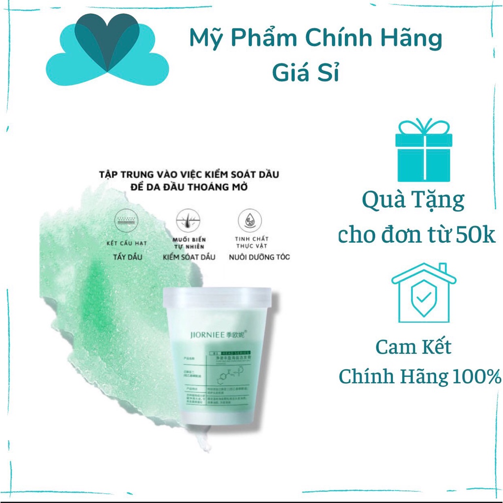 Jiorniee Tẩy Tế Bào Chết Da Đầu Muối Biển Nội Địa Trung Làm Sạch Gàu Dầu Gội Tóc Bết Ngứa Đầu