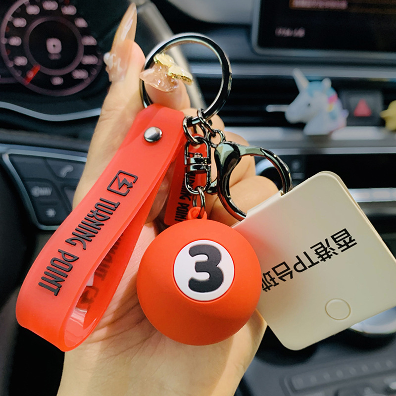 Móc Khóa Hình Bida Thời Trang Sáng Tạo