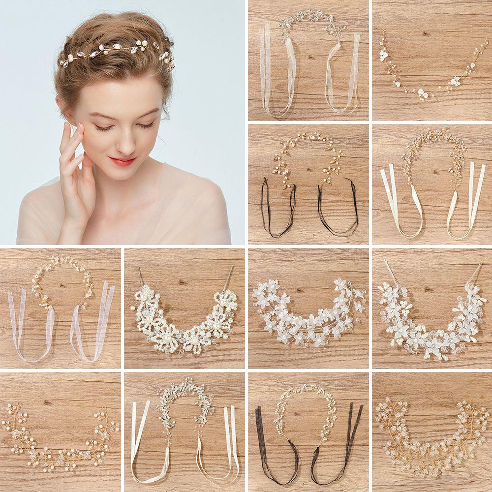 Băng Đô Cài Tóc Đính Hoa Cho Cô Dâu Ngày Cưới