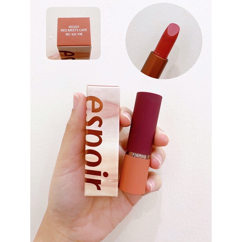 Son thỏi ESPOIR LIPSTICK NO WEAR GENTLE MATTE (#RD203, #RD204)