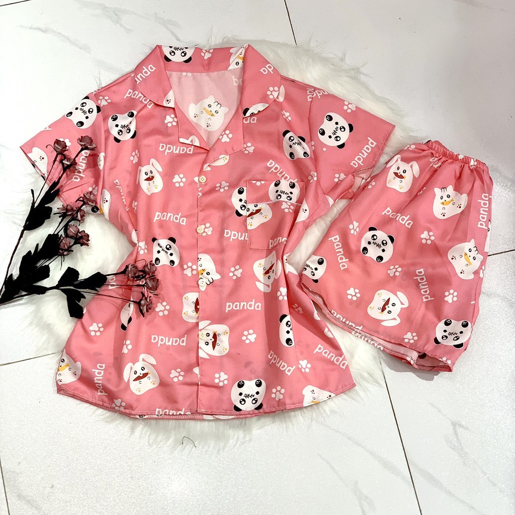 Đồ bộ pijama Kate Thái - Ko Viền Form dưới 58kg (bộ cộc)