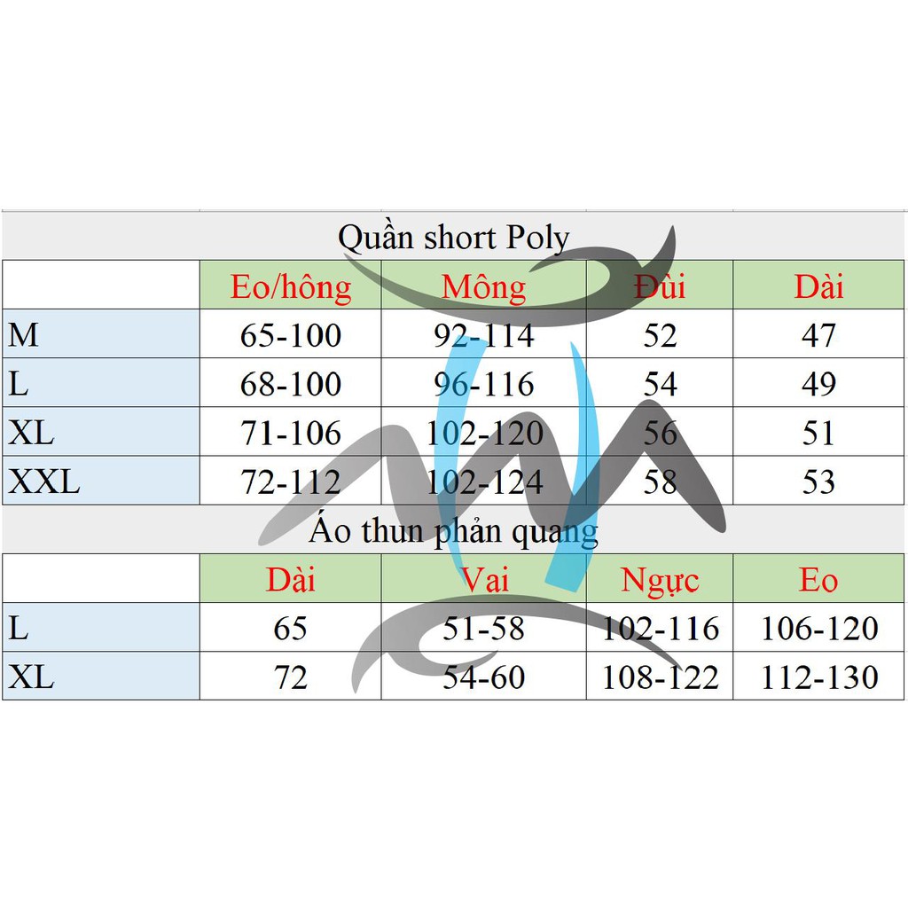 [45-80kg] Set quần 2V mix áo thun phản quang SWE SWE2