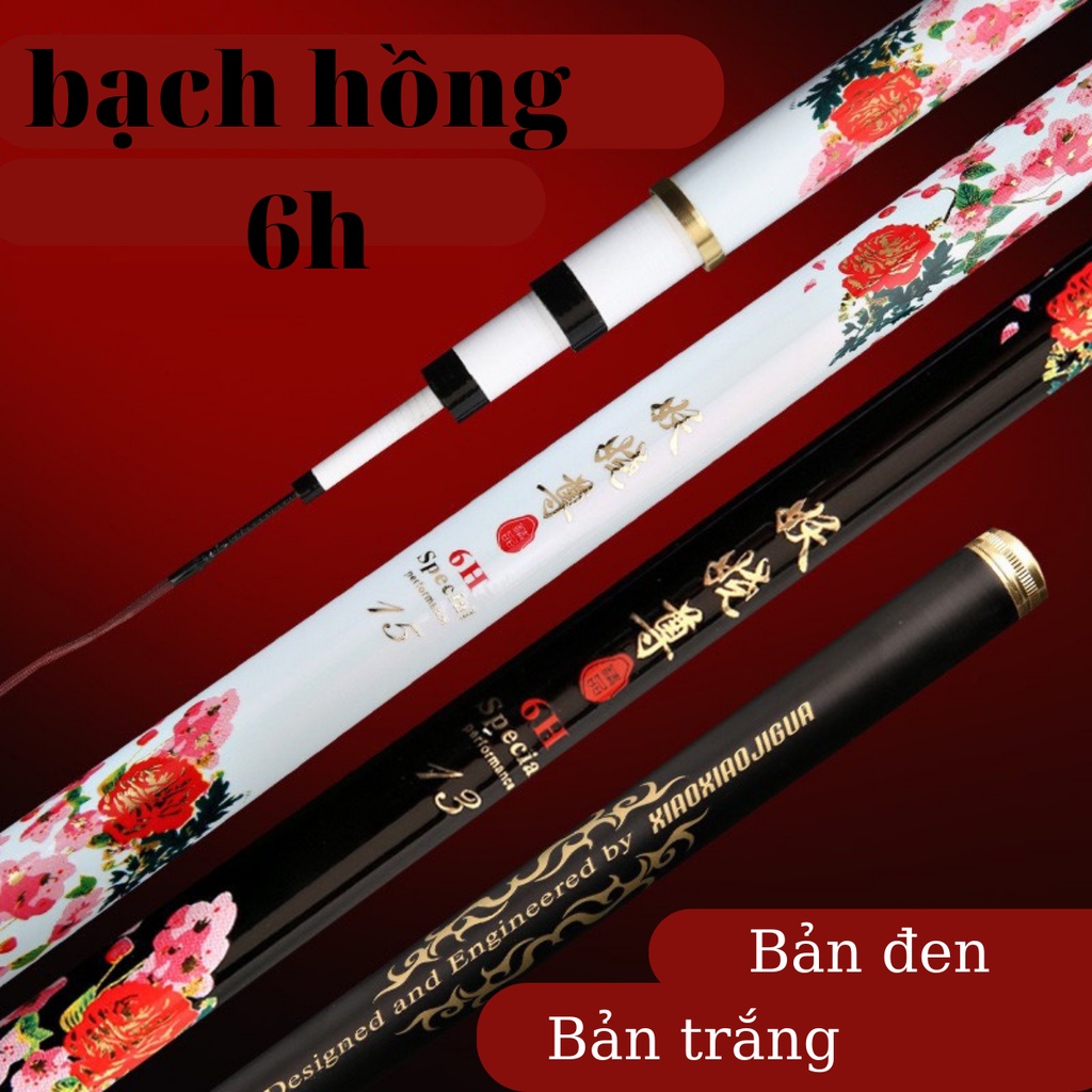 Cần Yêu Kiều Tôn, cần Bạch Hồng, độ cứng 6H, tặng ngọn, phao, trục - Mika fishing