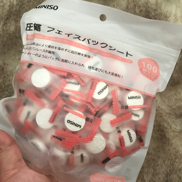 MẶT NẠ NÉN MINISO LẺ 10 VIÊN