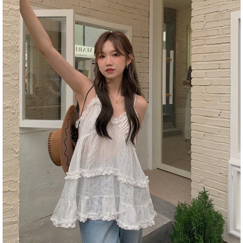 Áo Không Tay Thiết Kế Quyến Rũ Thời Trang Mùa Hè Theo Phong Cách Retro Cho Nữ