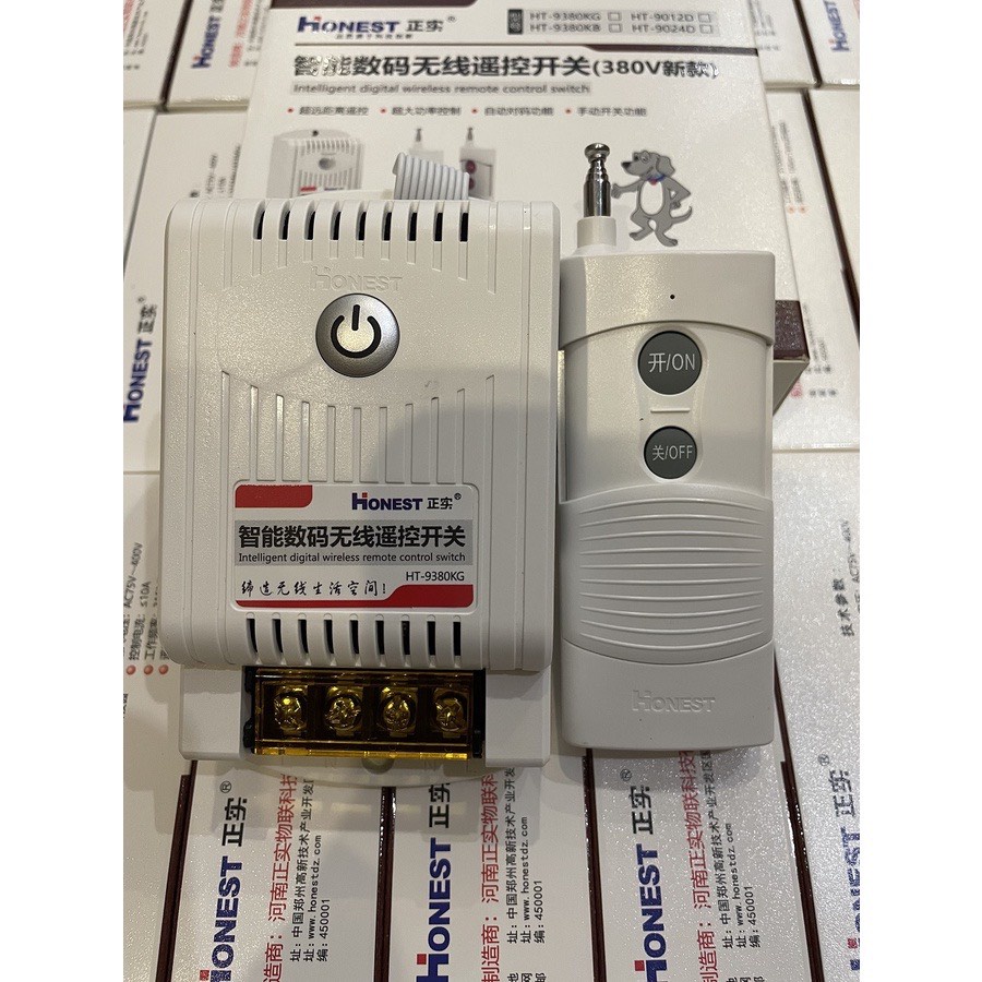 Công tắc điều khiển từ xa Honest HT-9380KG-1 , Remote, Pin Remote
