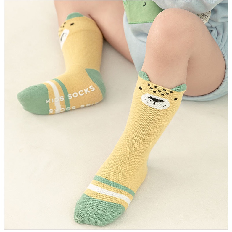 Vớ Cổ Cao Cho Bé Sơ Sinh, Tất Tập Đi Trẻ Em Chống Trơn Trượt V22