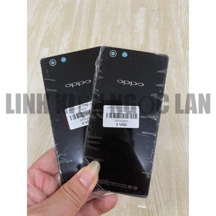 Nắp lưng Oppo R829 / R1 (Màu đen)
