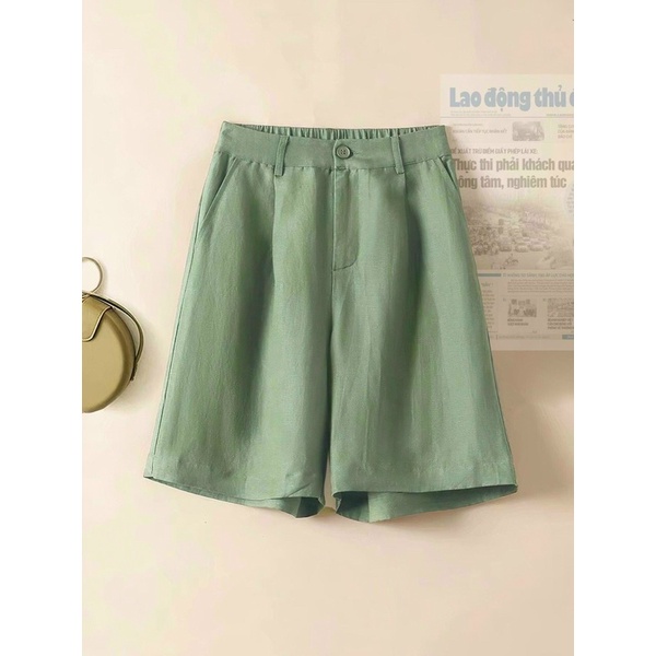 QUẦN SHORT NGỐ VẢI GÃY