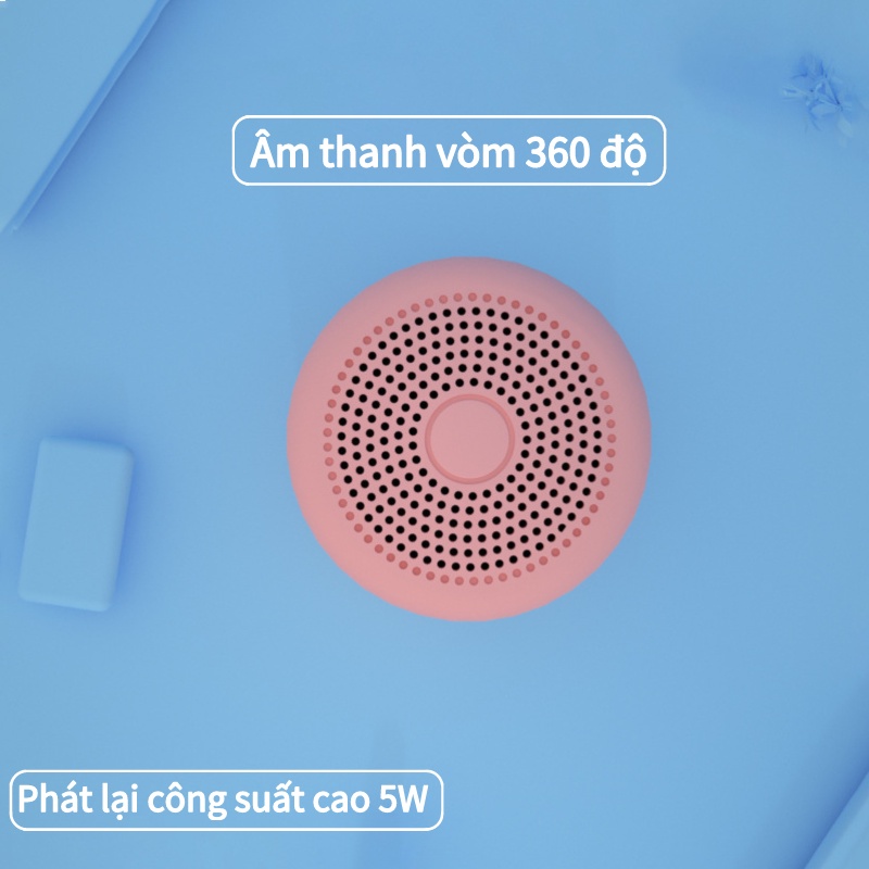 Loa Bluetooth Không Dây Mini Màu Bánh Macaron Màu Sắc Dễ Thương