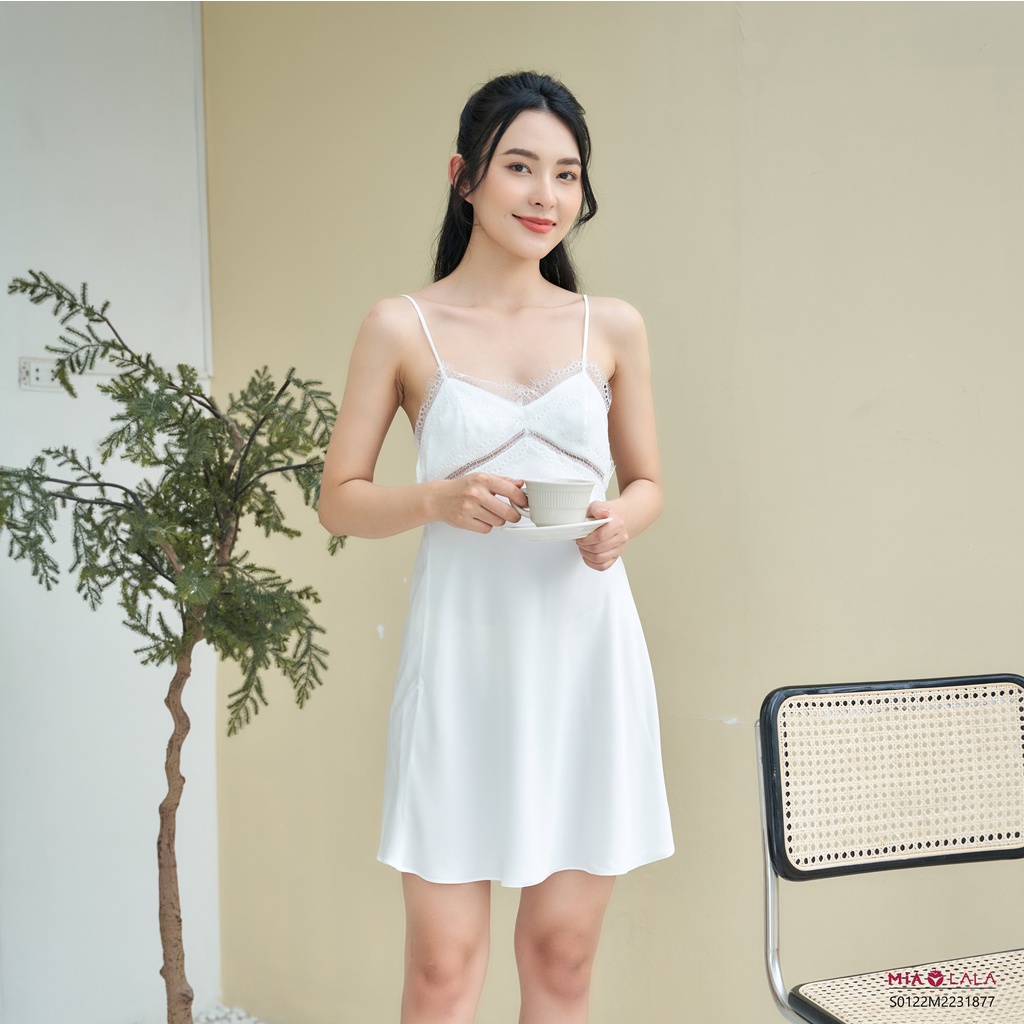 Váy ngủ 2 dây lụa satin cao cấp mềm mịn quyến rũ MIALALA S0122M2231877