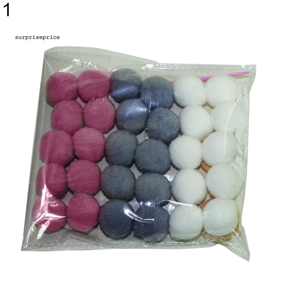 Trái bóng lông pom pom trang trí tiệc sinh nhật
