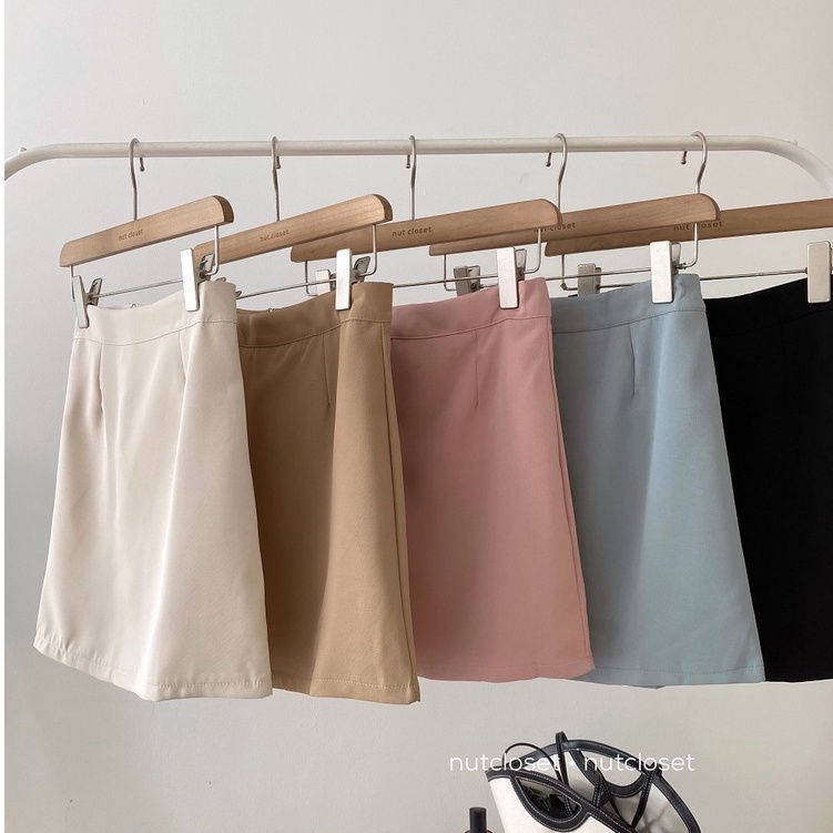 Chân váy zip kéo khoá sau 2085_CV0078