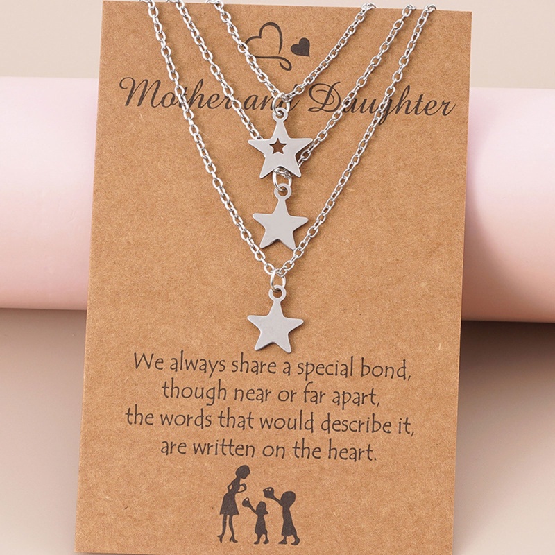 Set 2 / 3 Vòng cổ Mặt Ngôi Sao Phong Cách Cổ Điển Cho Nữ