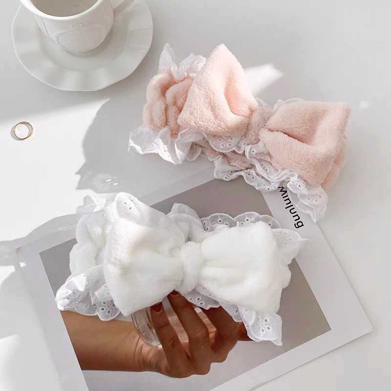 Băng đô nơ tiểu thư cho nữ mã TGBD17 băng đô rửa mặt