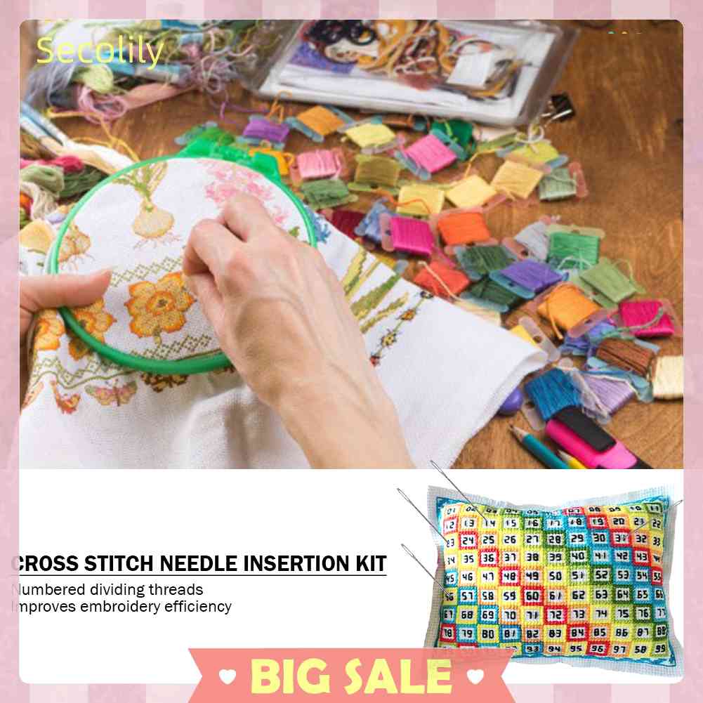 Túi Đựng Kim Thêu Tranh Chữ Thập DIY