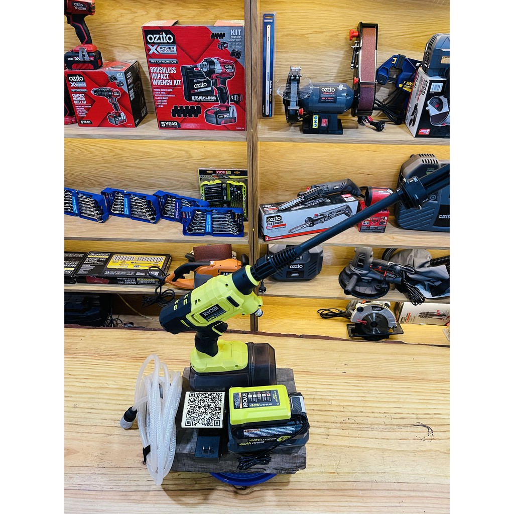 MÁY RỬA XE PIN 40V RYOBI MỚI 99% NHẬP KHẨU MỸ
