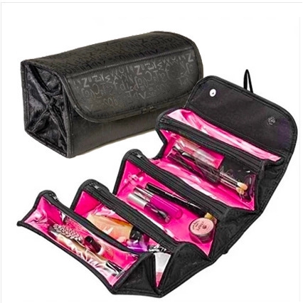 Convenient rollable large cosmetic bag