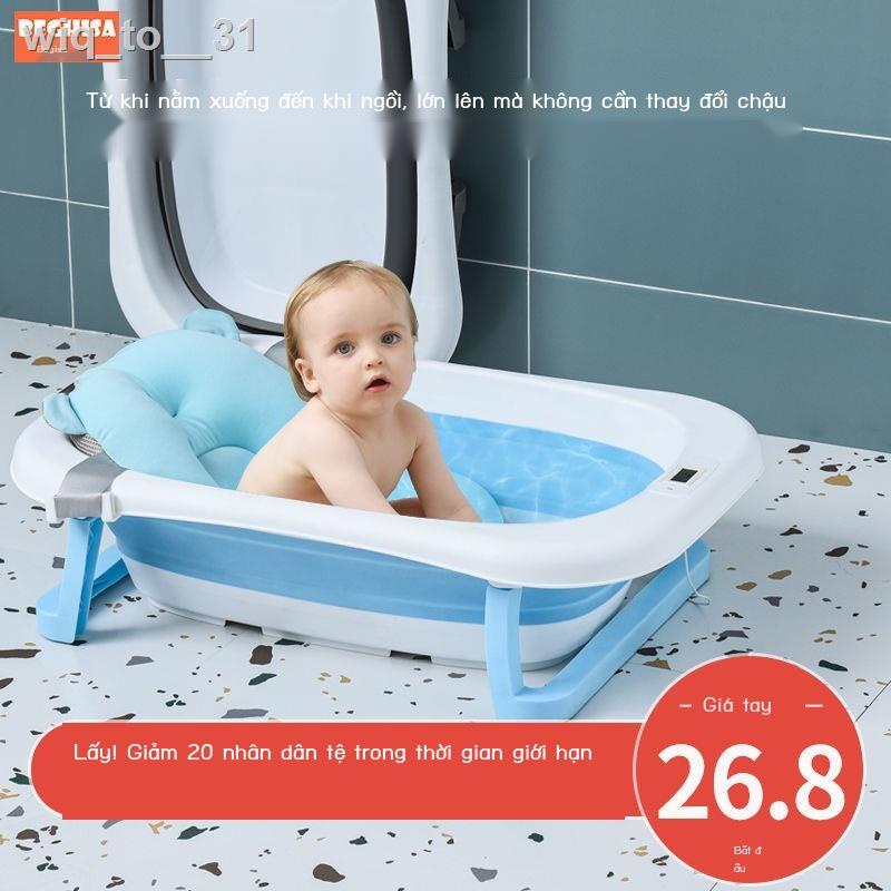 ™ (Giá Hủy Diệt)wiq_to__31Chậu tắm cho bé ngồi và nằm vật dụng sơ sinh có thể gập lại sử kép