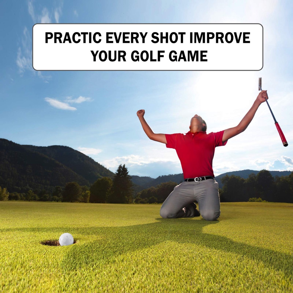 Túi 6 bóng golf WINMAX bằng nhựa thiết kế rỗng luyện tập chơi golf ngoài trời