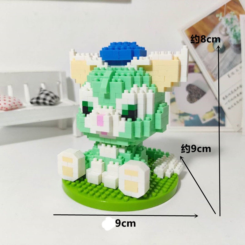 Đồ chơi thông minh lego cho bé xếp hình 3d thỏ gấu dễ thương King Of Gifts