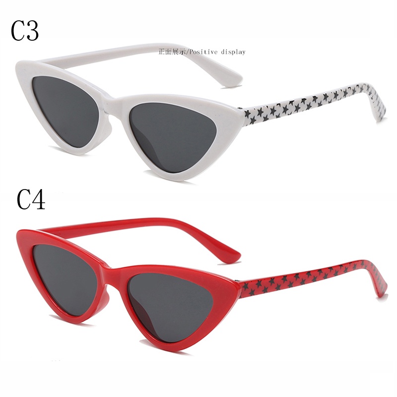 Kính Mát Hình Mắt Mèo Chống Tia UV Phong Cách Âu Mỹ Mới