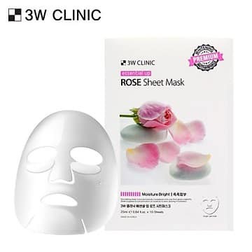 Mặt Nạ 3W Clinic Tính Chất Hoa Hồng-Rose Sheet Mask