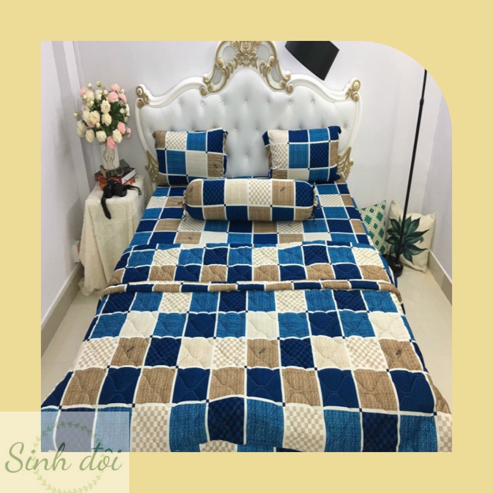 Bộ ga thun hàn quốc 4 món 1 ga 3 vỏ gối - bộ ga thun hàn quốc 4 món 1 ga 3 vỏ gối