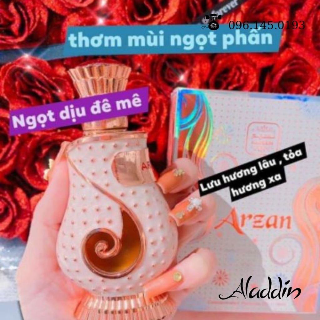Tinh dầu nước hoa Dubai Arzan Naseem 16ml