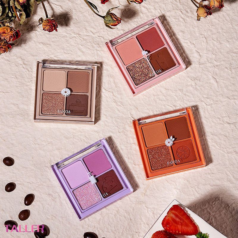[Hàng mới về] Bảng Phấn Mắt Faiccia Fei Xi 4 Màu Tông Lì Ánh Ngọc Trai Xinh Đẹp | BigBuy360 - bigbuy360.vn