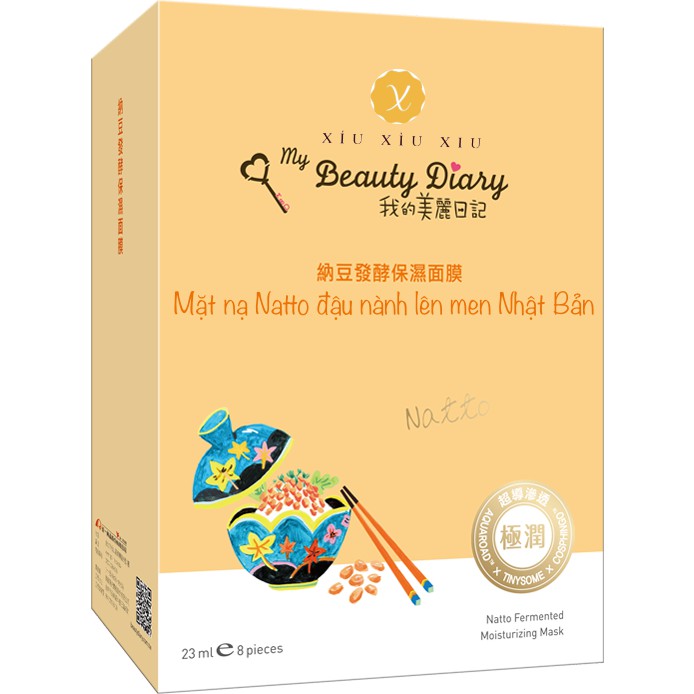 Mặt nạ My Beauty Diary Natto đậu nành lên men