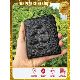 Ví nam da bò vân cá sấu