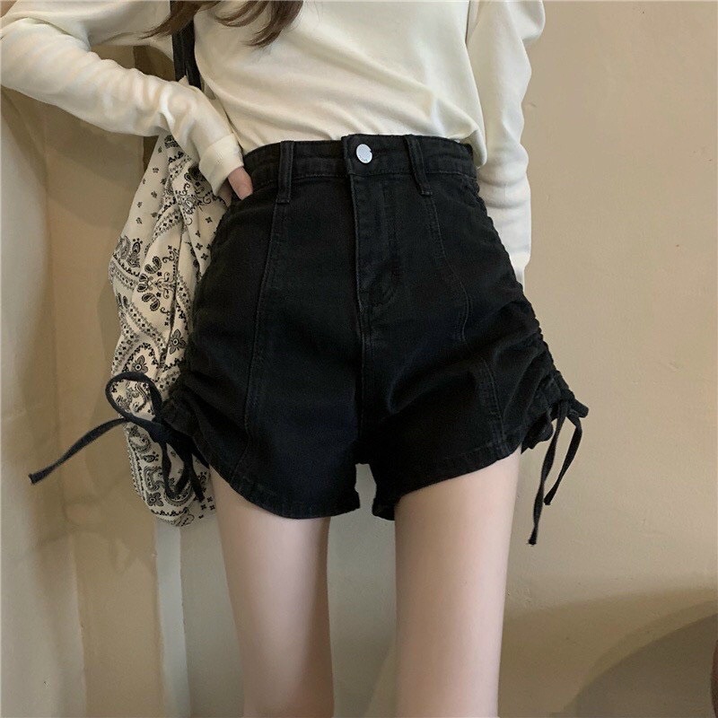 QUẤN SHORT NỮ RÚT DÂY KAKI HOT | BigBuy360 - bigbuy360.vn