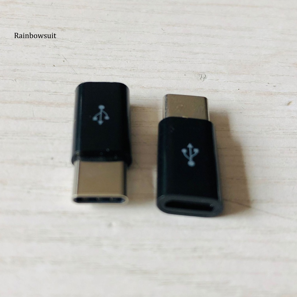 Dây Cáp Chuyển Đổi Dữ Liệu V8 Micro USB Female Sang USB 3.1 Type-C Male USB-C Tốc Độ Cao