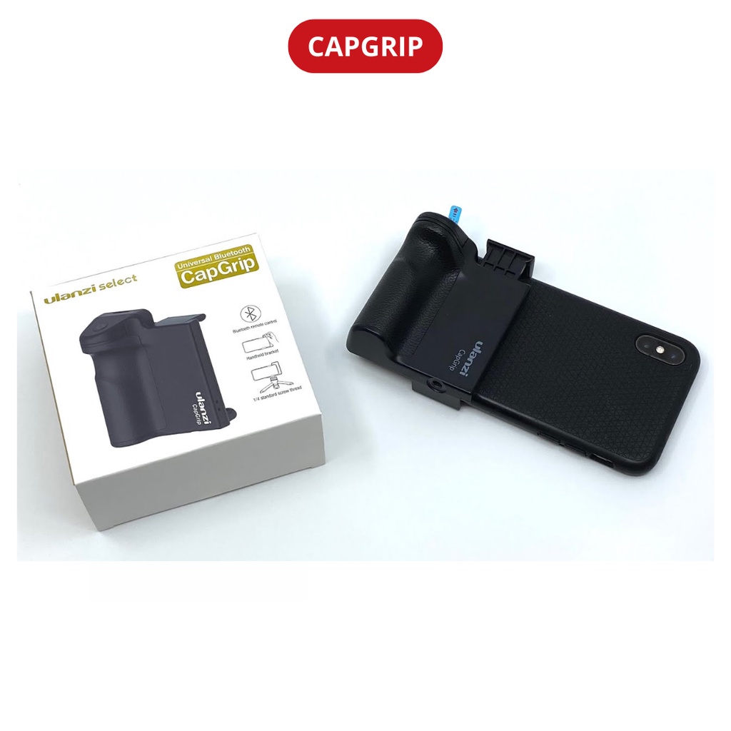 ULANZI CAPGRIP / CAPGRIP II - Báng tay cầm tích hợp điều khiển Bluetooth dành cho điện thoại
