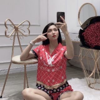 Đồ ngủ lụa Pijama lụa satin loại 1