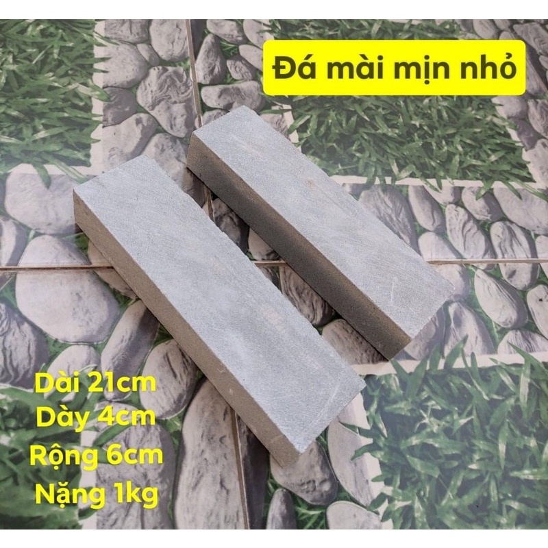 Đá mài tự nhiên mài dao kéo size bé.đá mài mịn