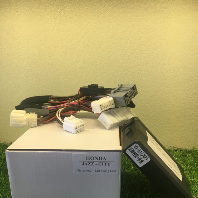 Gập gương lên xuống kính Honda city, jazz