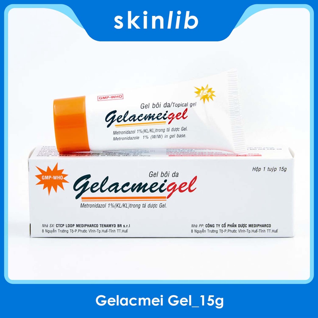 ✅[ Giảm mụn cấp tốc] Gel bôi da ngừa mụn, giảm thâm Gelacmeigel 15g