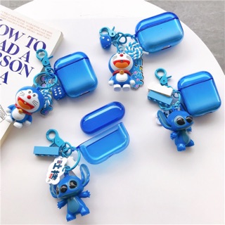 Case airpod 1/2 kèm móc phụ kiện Stich