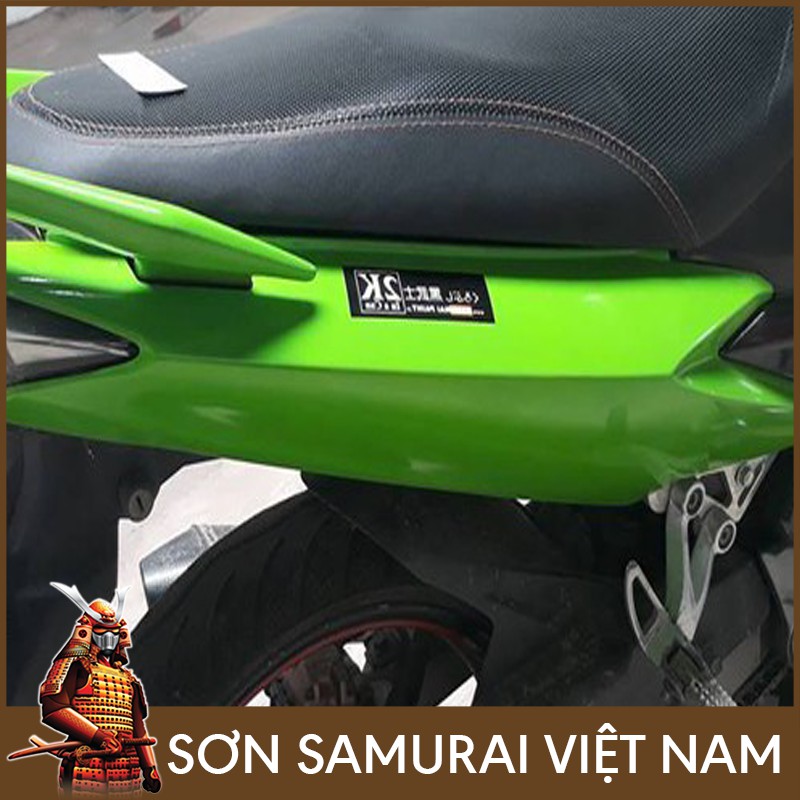 Màu Xanh Lá Cây Sơn Samurai - Combo Sơn Xịt Samurai Màu Xanh K417