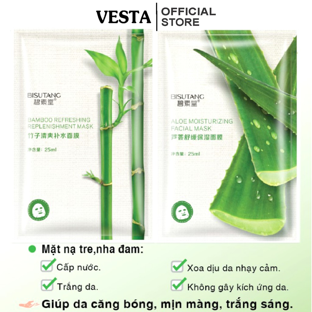 Mặt nạ giấy trái cây dưỡng da rainbow Bisutang mask cấp ẩm trắng da | BigBuy360 - bigbuy360.vn