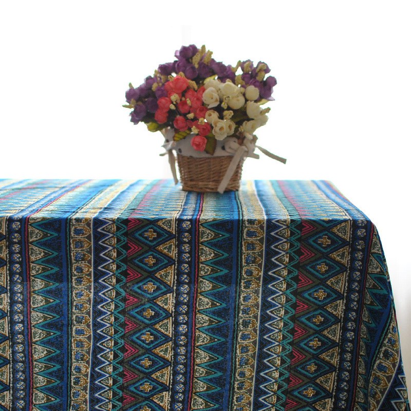Ethnic style Southeast Asia Yunnan Lijiang net celebrity homestay decoration coffee table dining table cotton