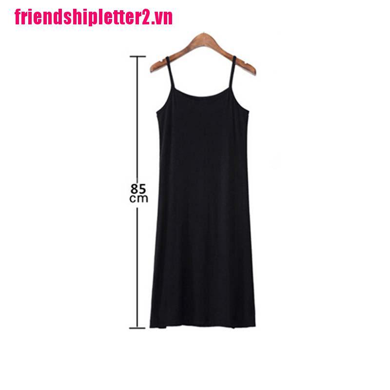Đầm 2 Dây Màu Sắc Đơn Giản Thời Trang Cho Nữ