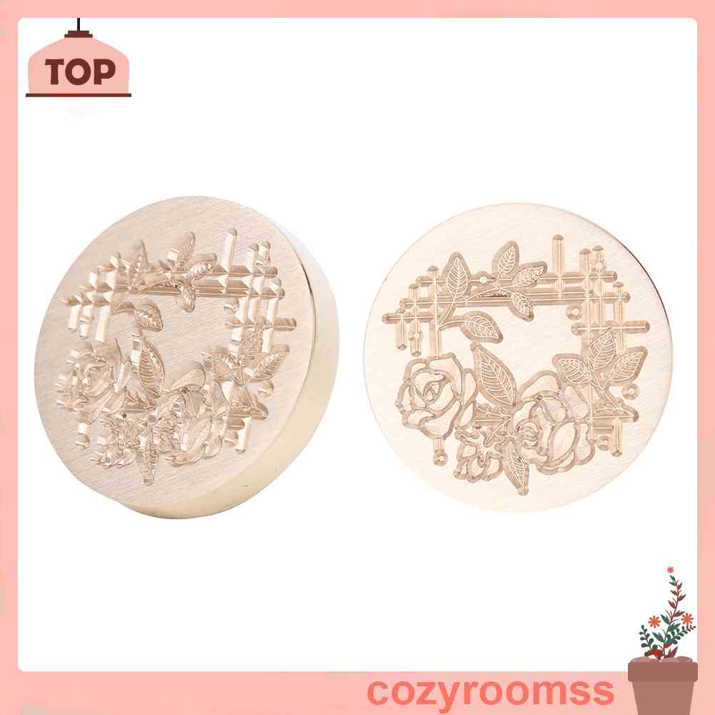 Đầu Con Dấu Sáp Dùng Cho Thiệp Mời Hình Hoa Hồng