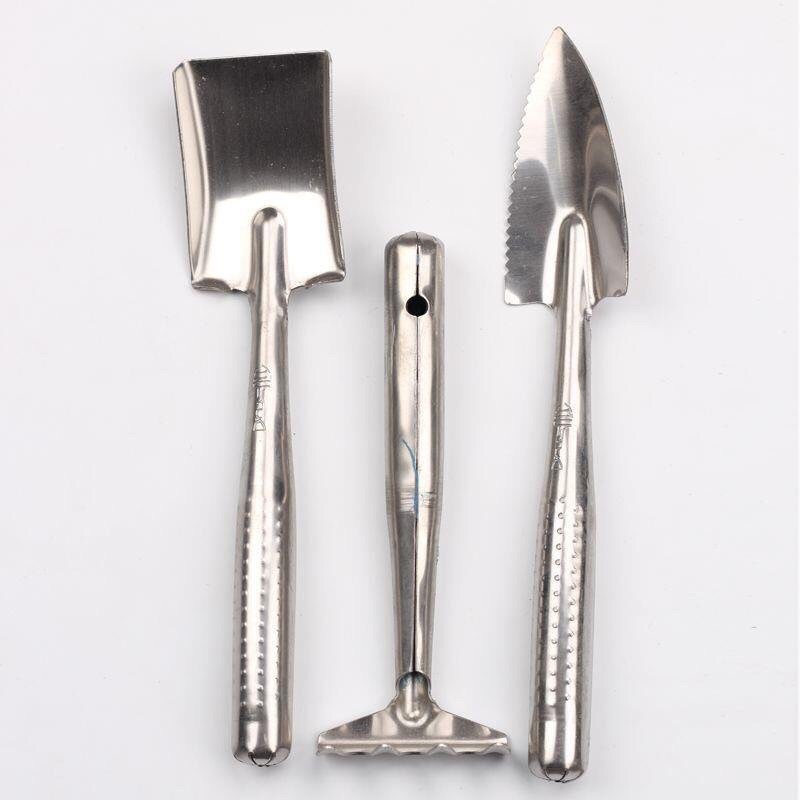 Bộ dụng cụ làm vườn set 3 món kim loại cao cấp không rỉ tiện dụng