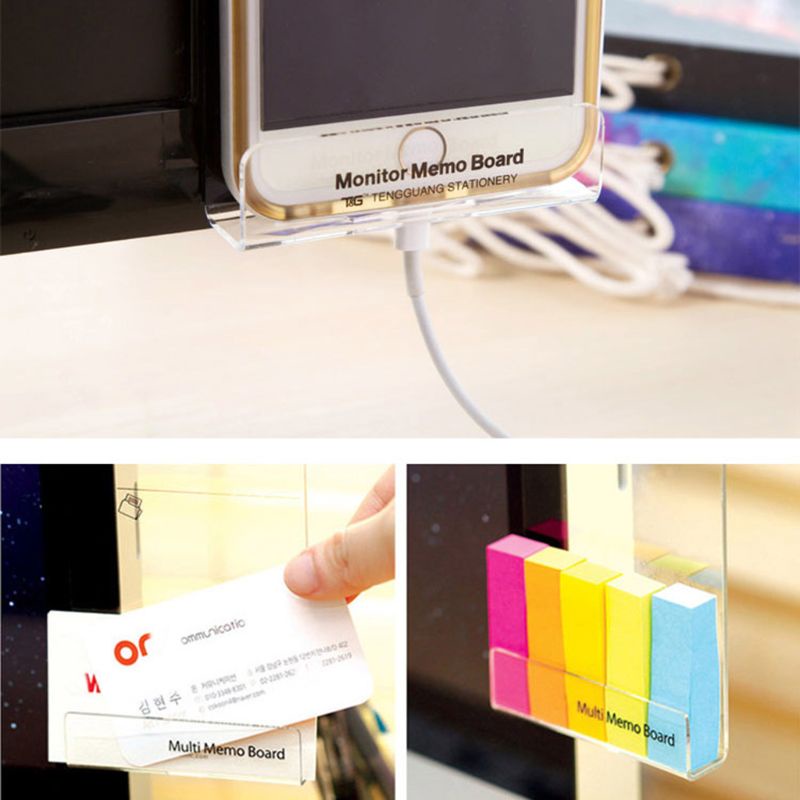 Tấm Bảng Ghi Nhớ Dán Màn Hình Máy Tính In Hoạt Hình Dễ Thương