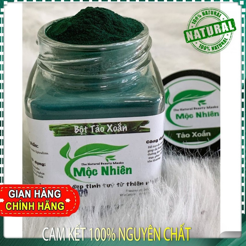 Bột tảo xoắn Nhật Bản SPIRULINA Mộc Nhiên 100% nguyên chất (100gam)