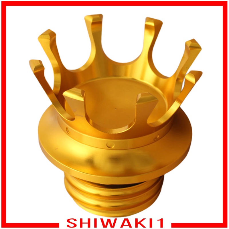 Nắp Bình Xăng Màu Đen Hình Vương Miện Cho Xe Mô Tô Harley Sportster 883 Custom XL883C Shiwaki1